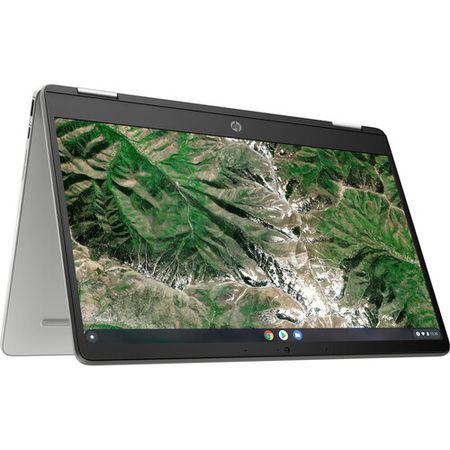 HP Chromebook x360 2 en 1 de 14" 14a-ca0040nr de 32 GB (plata mineral y natural) HP 14 