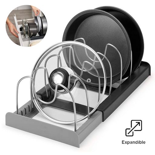 organizador platos ollas almacenamiento de cocina accesorios