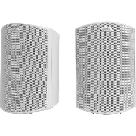 Polk Audio Atrium5 Altavoces para exteriores para todo tipo de clima (blanco, par)