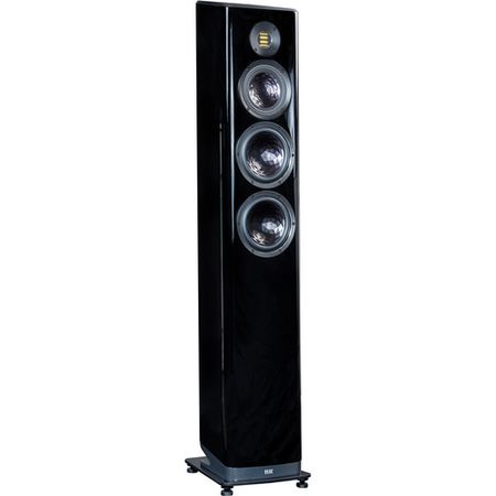 ELAC VELA FS 409 3.5-Way Perspate Speaker (Black Black, Single)