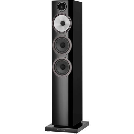 Bowers & Wilkins 704 S3 Speaker de 3 vías (Black Black, Single)