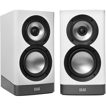 Elac Navis ARB-51 altavoz de estantería de 3 vías (blanco brillo, par)