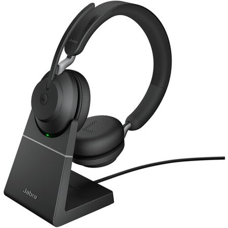 JABRA EVOLVE2 65 Auriculares inalámbricos en el oído estéreo con stand (Microsoft Teams, USB Type... JABRA EVOLVE2 65 Auriculares inalámbricos en el oído estéreo con stand (Microsoft Teams, USB Type-C, Black)