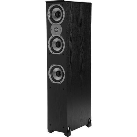 Polk Audio TSI400 Speaker de 3 vías (negro, single)