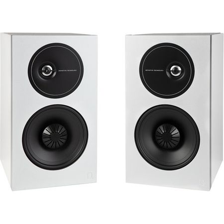 Tecnología definitiva Serie de demanda D9 Altavoces de estantería de 2 vías (White Gloss, par)