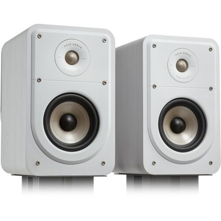 Polk Audio Signature Elite ES15 Altavoces de estantería de dos vías (blanco, par)