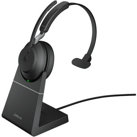 Jabra Evolve2 65 Mono Auriculares inalámbricos supraaurales (Comunicación unificada, USB tipo C, ... Jabra Evolve2 65 Mono Auriculares inalámbricos supraaurales (Comunicación unificada, USB tipo C, Negro)