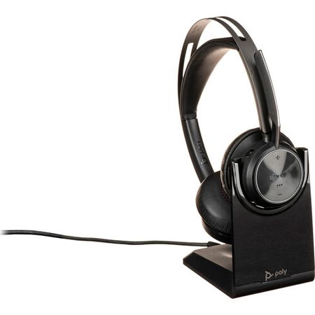 Plantronics Voyager Focus 2 UC Auriculares estéreo con cancelación de ruido en la oreja (Microsof... Plantronics Voyager Focus 2 UC Auriculares estéreo con cancelación de ruido en la oreja (Microsoft, USB tipo C, base de carga)