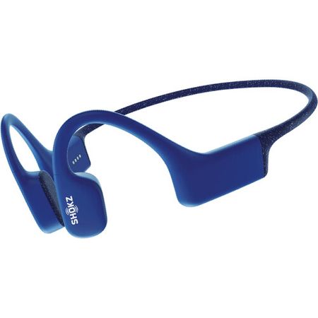 SHOKZ OpenSwim - Auriculares de natación con reproductor de MP3 de oído abierto (azul)