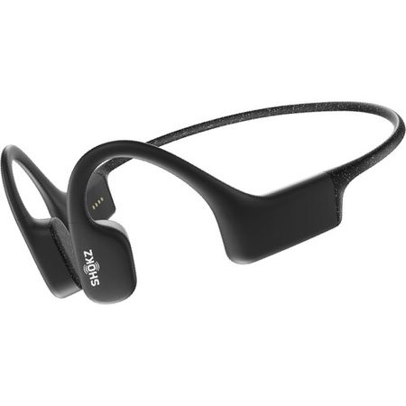 SHOKZ OpenSwim Open-Ear Reproductor de MP3 Auriculares de natación (Diamante negro)