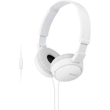 Sony MDR-ZX110AP Auriculares supraaurales con micrófono (Blanco)