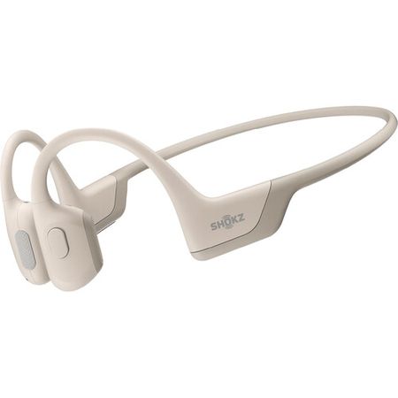 SHOKZ OpenRun Pro Auriculares deportivos abiertos de conducción ósea (Beige)