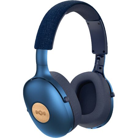 House of Marley Vibración positiva XL Auriculares inalámbricos inalámbricos (azul)