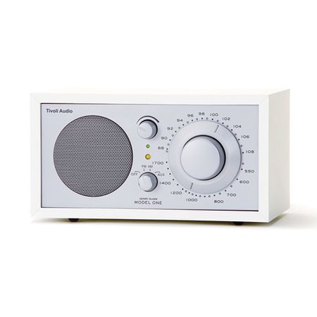 Tivoli Model One Bluetooth AM/FM Radio (Blanco/Plata)