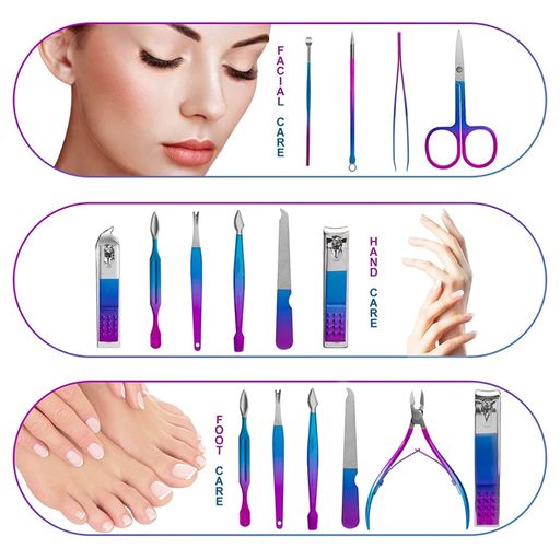 GENERICO Set 6 Limas Uñas Y Buffers Profesionales Para Manicure Uñas