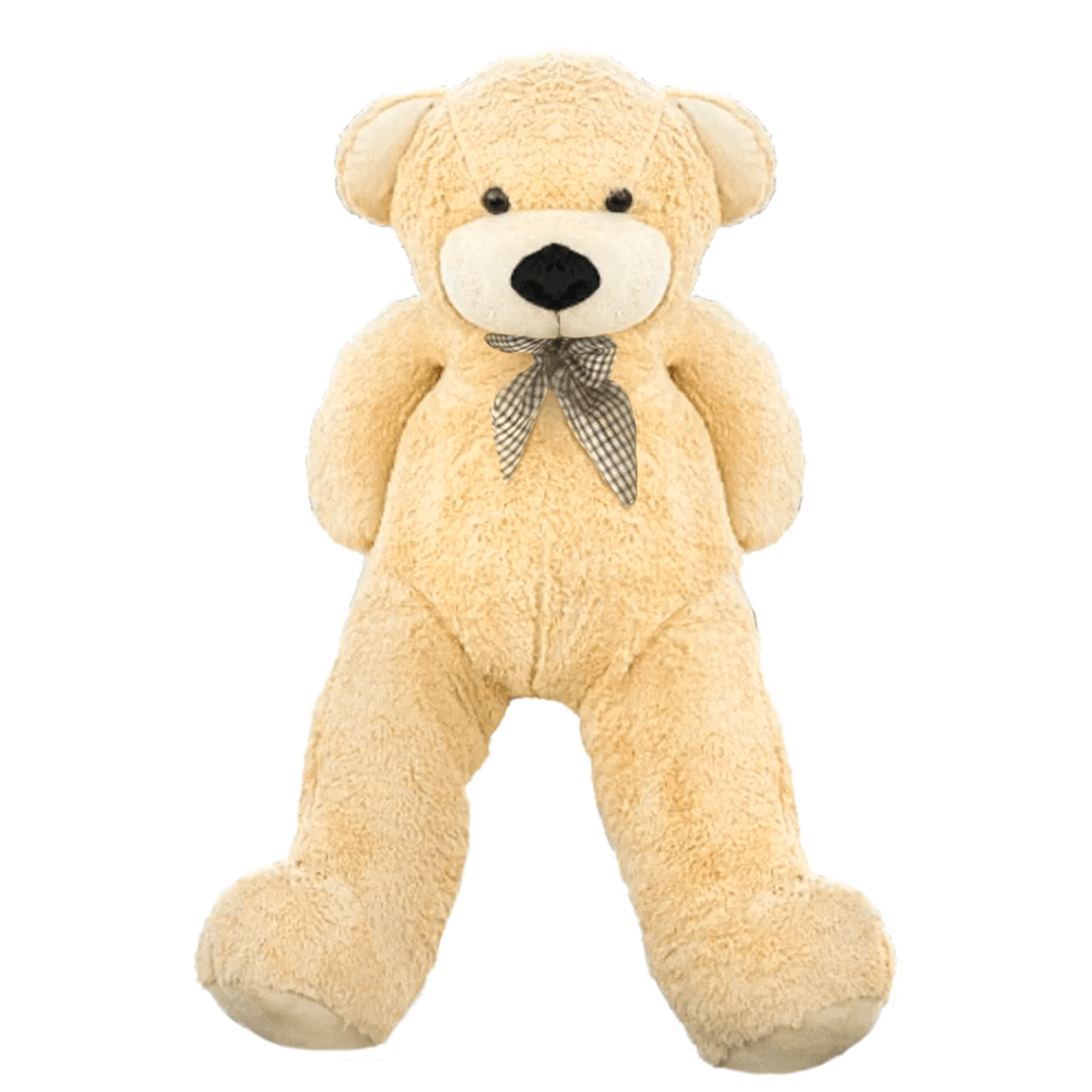 Oso de Peluche Gigante con Corbata 2 Metros Beige plazaVea