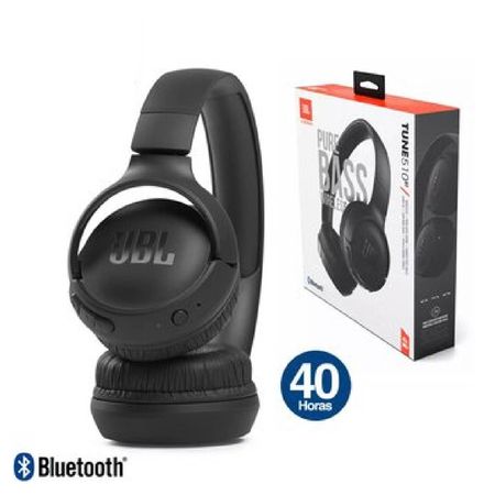 Audífonos JBL TUNE 510BT Inalámbricos, 40 horas Vía Bluetooth Negro