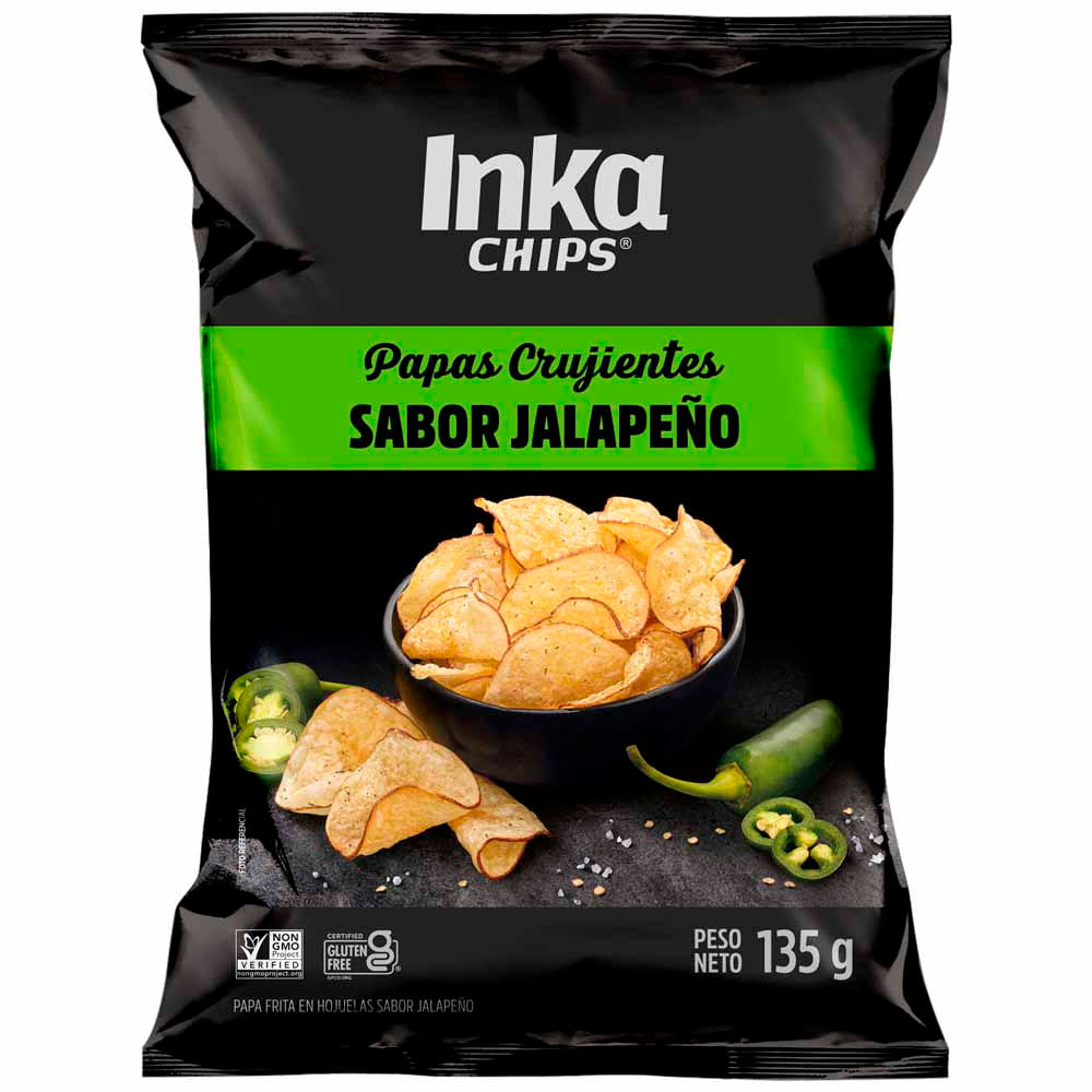 Papas INKA CHIPS Jalapeños Bolsa 135g | plazaVea - Supermercado