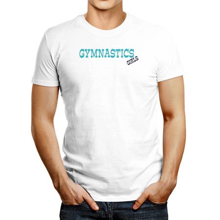 Polo De Hombre Idakoos Gymnastics Girls Blanco M