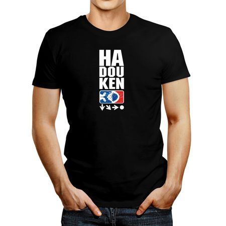 Polo De Hombre Idakoos Hadouken Negro L