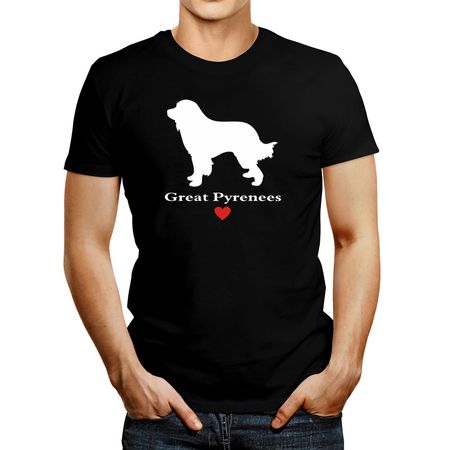 Polo De Hombre Idakoos Great Pyrenees Love Negro XS