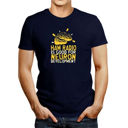 Polo De Hombre Idakoos Ham Radio Is Good For Neuron Development Arrows Azul Marino S