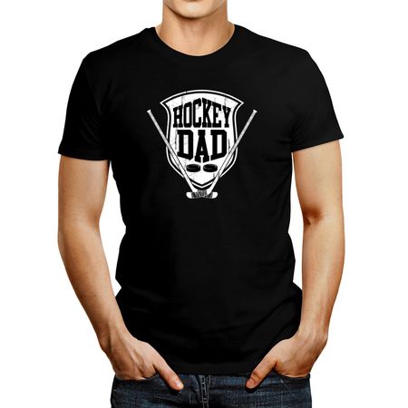 Polo de Hombre Idakoos Hockey Dad Worn Style Negro XS