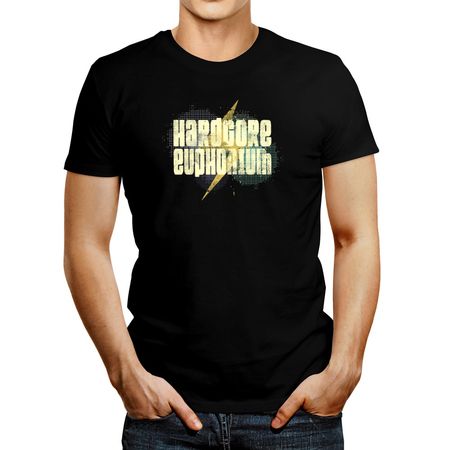 Polo de Hombre Idakoos Hardcore Euphonium Negro XXXL