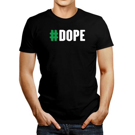 Polo de Hombre Idakoos Hashtag Dope Negro XS