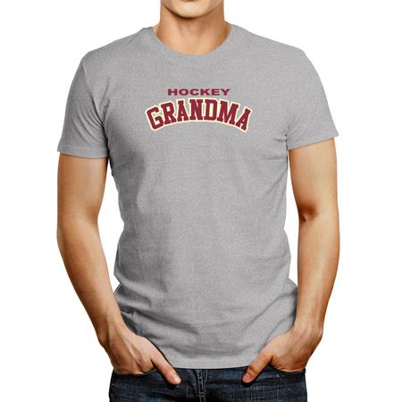 Polo de Hombre Idakoos Hockey Grandma 2 Gris Oscuro XXL