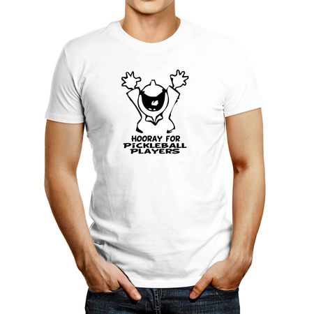 Polo de Hombre Idakoos Hooray Pickleball Players Blanco XS