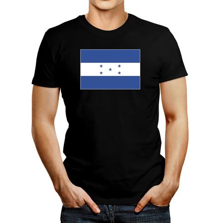 Polo de Hombre Idakoos Honduras Flag Negro M