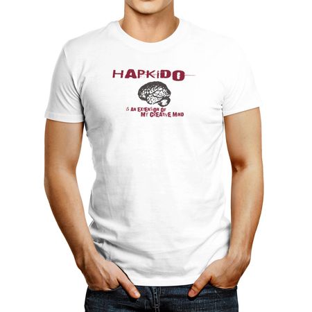 Polo de Hombre Idakoos Hapkido Is An Extension Of My Creative Mind Blanco XXXL