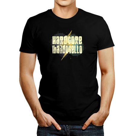 Polo de Hombre Idakoos Hardcore Mandocello Negro XXL