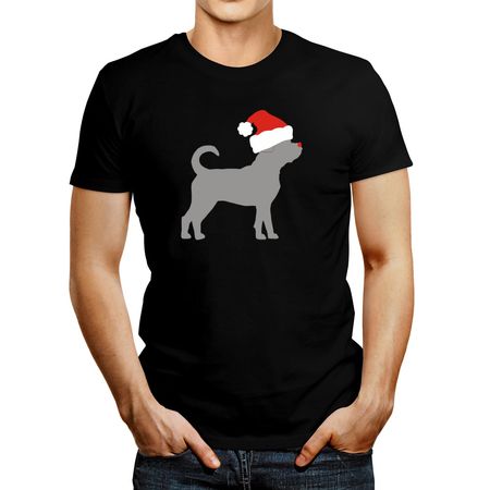 Polo de Hombre Idakoos Puggle Christmas Negro XS