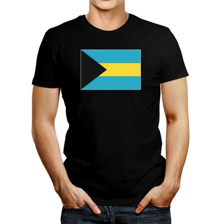 Polo de Hombre Idakoos The Bahamas Flag Negro S