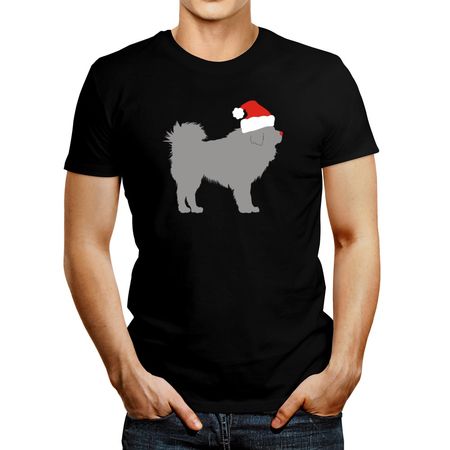 Polo de Hombre Idakoos Tibetan Mastiff Christmas Negro Xxl