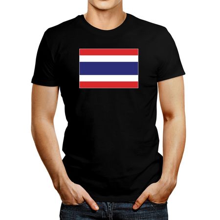 Polo de Hombre Idakoos Thailand Flag Negro XXL