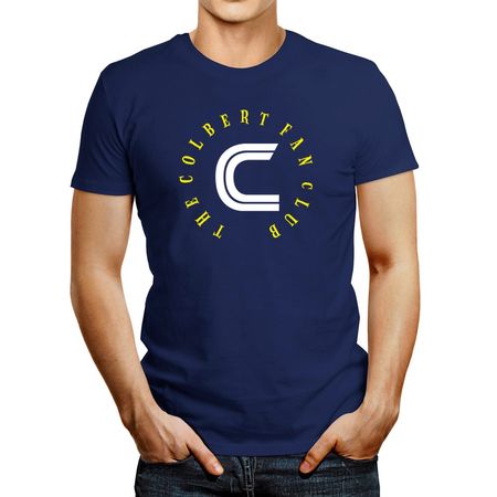 Polo de Hombre Idakoos The Colbert Fan Club Azul Acero Claro XL