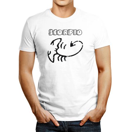 Polo de Hombre Idakoos Scorpio Symbol Blanco XS