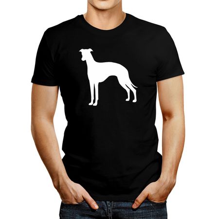 Polo de Hombre Idakoos Whippet Silhouette 2 Negro S