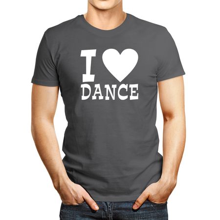 Polo de Hombre Idakoos I Love Dance Plateado M