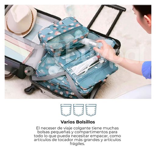 Bolsa de Aseo Neceser Viaje Mujer Kit de Viaje Bolsa,Organizador de  Maquillaje Kit para Hombre Mujer,Kit de Afeitado Resistente al Agua,Tocador  Accesorios Cosméticos,Portable Waterproof (Azul) : : Moda