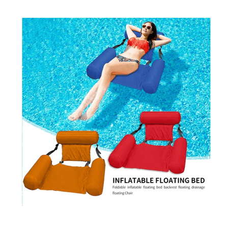 Silla Flotador Inflable Rojo