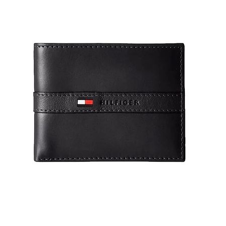 Billetera Tommy Hilfiger Cuero Genuino con múltiples ranuras para tarjetas