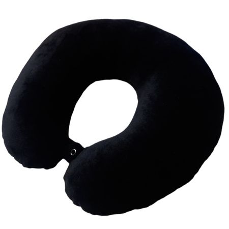 Almohada Cervical para viaje Color negro