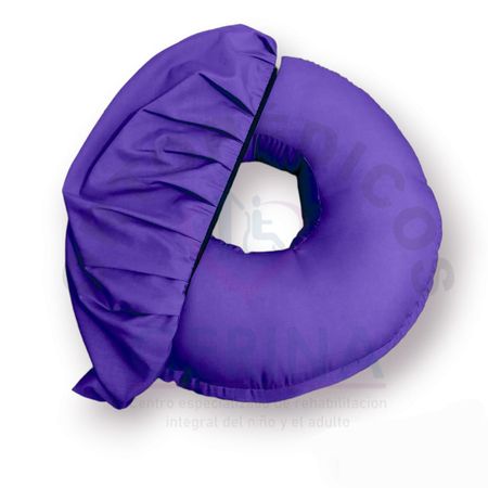 Rodete Ortopédico para Asiento Tamaño Jumbo con Funda Morado