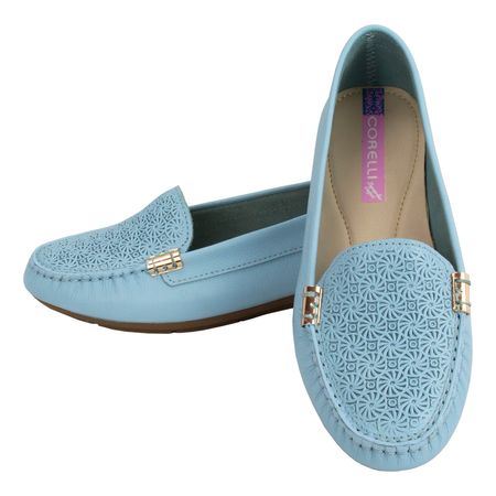 Mocasin Mujer Corelli Paula II Cielo Talla 39