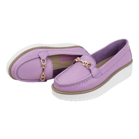 Zapato Mocasin Plataforma Mujer Corelli Vicky Jacaranda Talla 35