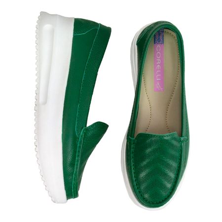 Zapato Mocasin Zapatilla Mujer Corelli Kate Verde Hoja Talla 39 Zapato Mocasin Zapatilla Mujer Corelli Kate Verde Hoja Talla 38